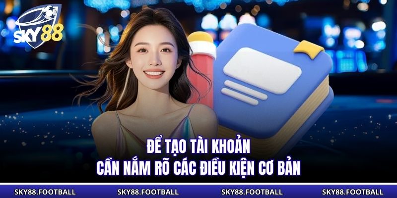 Đăng Ký Sky88 Hướng Dẫn, Điều Kiện, Xử Lý Lỗi Thường Gặp 2 Để tạo tài khoản cần nắm rõ các điều kiện cơ bản